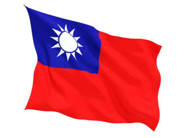 republic of china fluttering flag 640