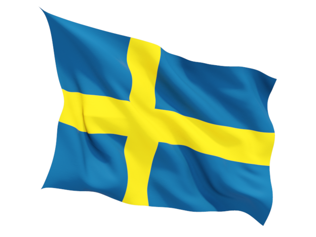 sweden fluttering flag 640
