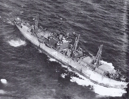 SS John W. Brown aerial photo