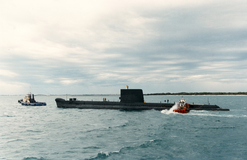 ovens being towed away from stirling after decommissioning.jpg